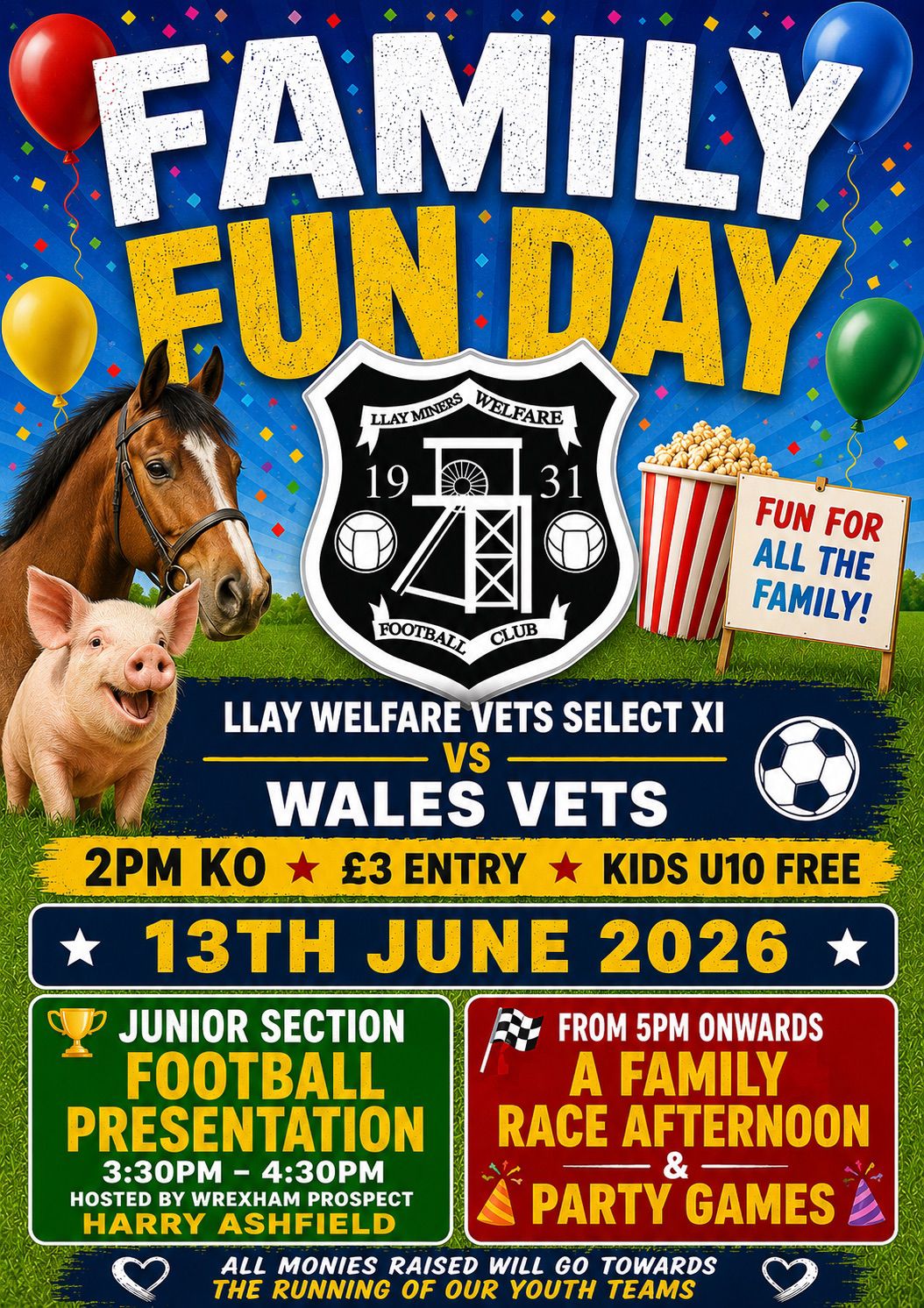 ⚽ Football Presentation & Family Race Night – This Saturday! ⚽