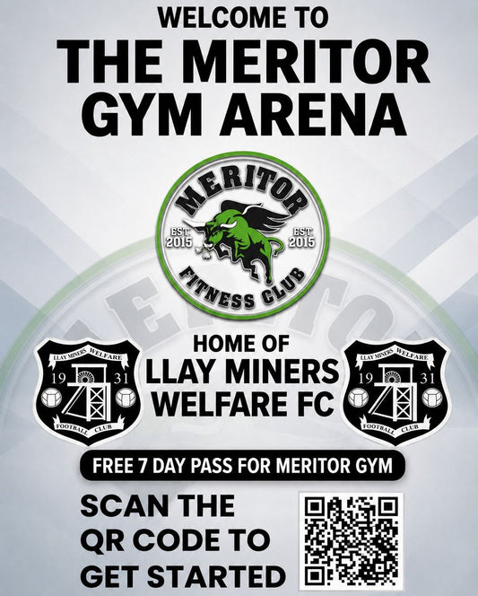 Llay Miners Welfare FC Announces New Partnership – Welcome to The Meritor Gym Arena